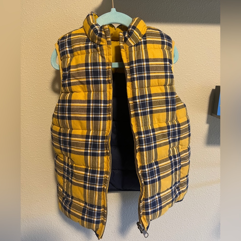 Janie and Jack little boys reversible puffer vest